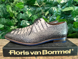 Nieuwe veterschoen croco floris van Bommel maat 44 + riem
