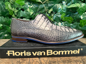 Nieuwe veterschoen croco floris van Bommel maat 44 + riem