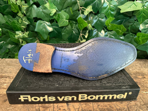 Nieuwe veterschoen croco floris van Bommel maat 44 + riem