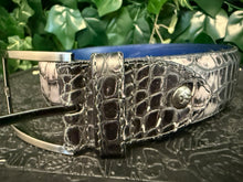 Afbeelding in Gallery-weergave laden, Nieuwe veterschoen croco floris van Bommel maat 44 + riem