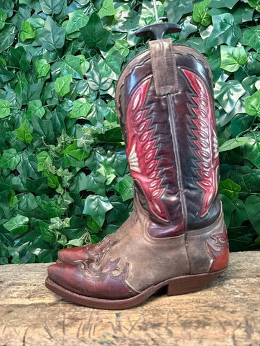super mooie vintage retro sendra laars maat 37,5 (maat 4,5)