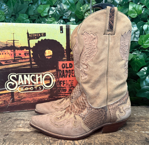 Bijna Nieuwe gave boots van Sancho maat 45