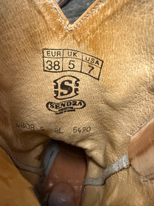 Bijna Nieuwe gave vintage laarzen van Sendra maat 38