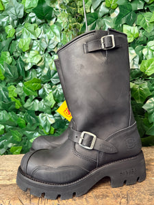 super stoere vintage biker boots van sendra maat 45