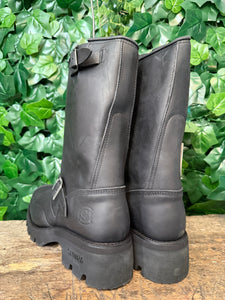 super stoere vintage biker boots van sendra maat 45