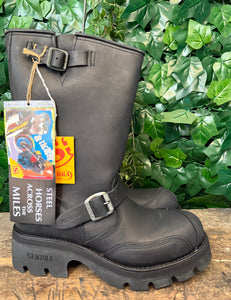 super stoere vintage biker boots van sendra maat 45