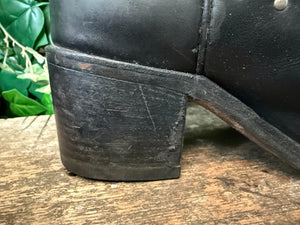 supergave vintage blokhak laars van Sendra maat 37