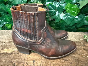In nieuwstaat enkellaarsjes van Sendra maat 38