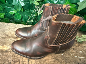 In nieuwstaat enkellaarsjes van Sendra maat 38