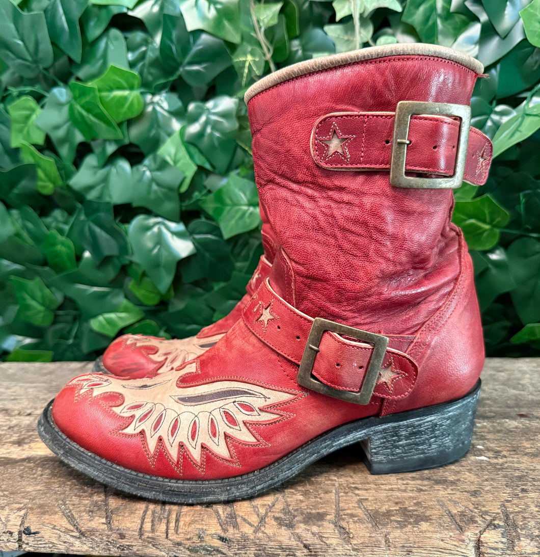 bijna Nieuwe supergave laars old gringo maat 38 (maat 8 )