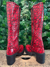 Afbeelding in Gallery-weergave laden, Nieuwe supergave vintage plateau laarzen Sendra maat 39