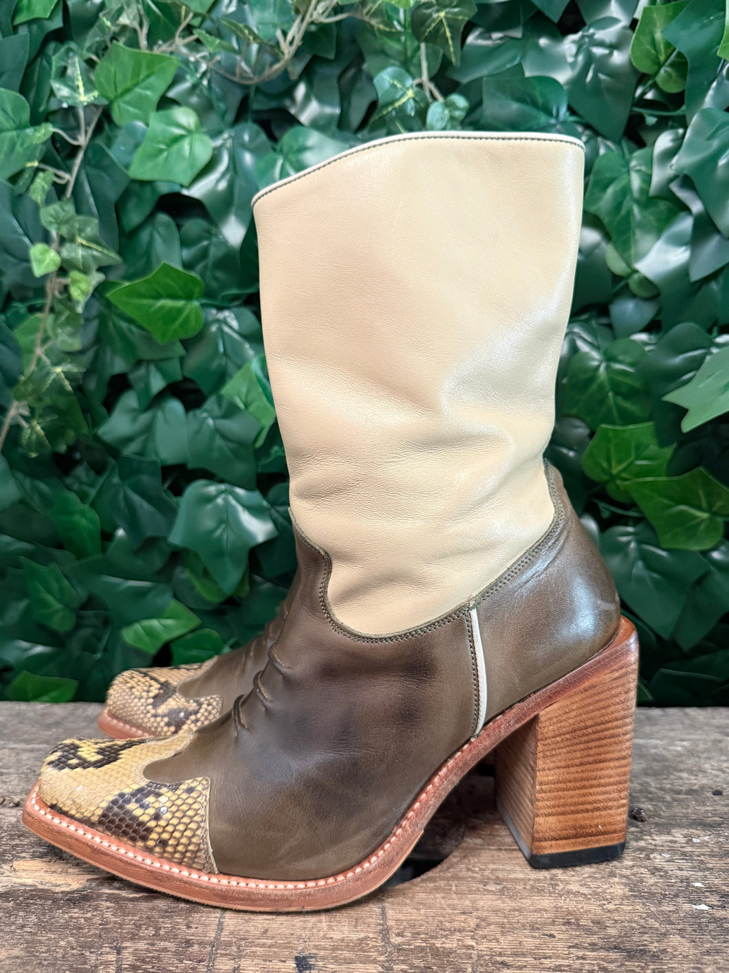 gewoon Nieuwe vintage laarsjes van Sendra maat 41