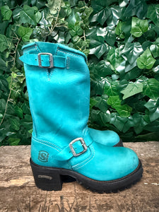 Nieuwe supergave vintage plateau laarzen Sendra maat 40`