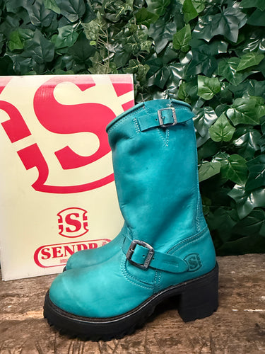 Nieuwe supergave vintage plateau laarzen Sendra maat 40`