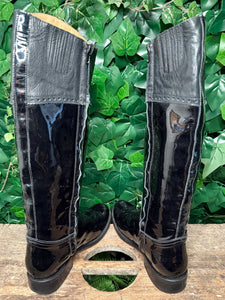 supergave bijna Nieuwe lakleer laars van Sendra maar 38