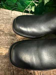 supergave vintage blokhak sendra laars maat 40