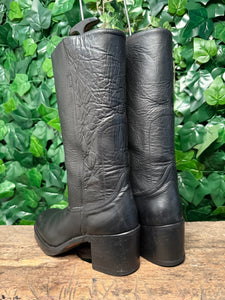 supergave vintage blokhak sendra laars maat 40