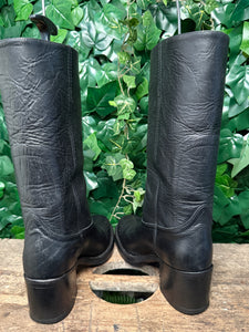 supergave vintage blokhak sendra laars maat 40