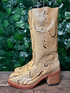 supergave python leer blokhak sendra laars maat 40