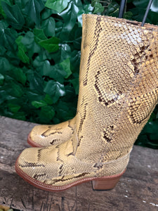 supergave python leer blokhak sendra laars maat 40