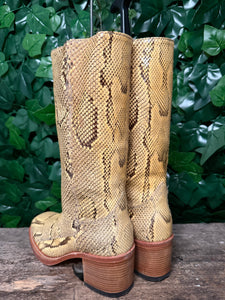 supergave python leer blokhak sendra laars maat 40