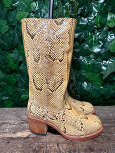 supergave python leer blokhak sendra laars maat 40