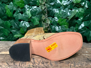 supergave python leer blokhak sendra laars maat 40