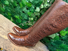 Afbeelding in Gallery-weergave laden, supergave python leer hoge sendra laars maat 37