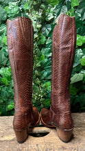 Afbeelding in Gallery-weergave laden, supergave python leer hoge sendra laars maat 37