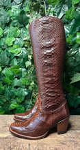 Afbeelding in Gallery-weergave laden, supergave python leer hoge sendra laars maat 37