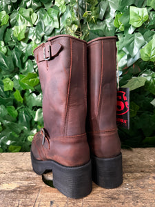 Nieuwe stoere vintage biker boots van Sendra maat 39