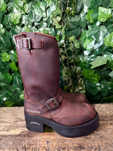 Nieuwe stoere vintage biker boots van Sendra maat 39
