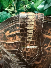 Afbeelding in Gallery-weergave laden, supergave El Charro crocodile laarzen maat 42