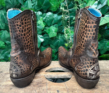 Afbeelding in Gallery-weergave laden, supergave El Charro crocodile laarzen maat 42