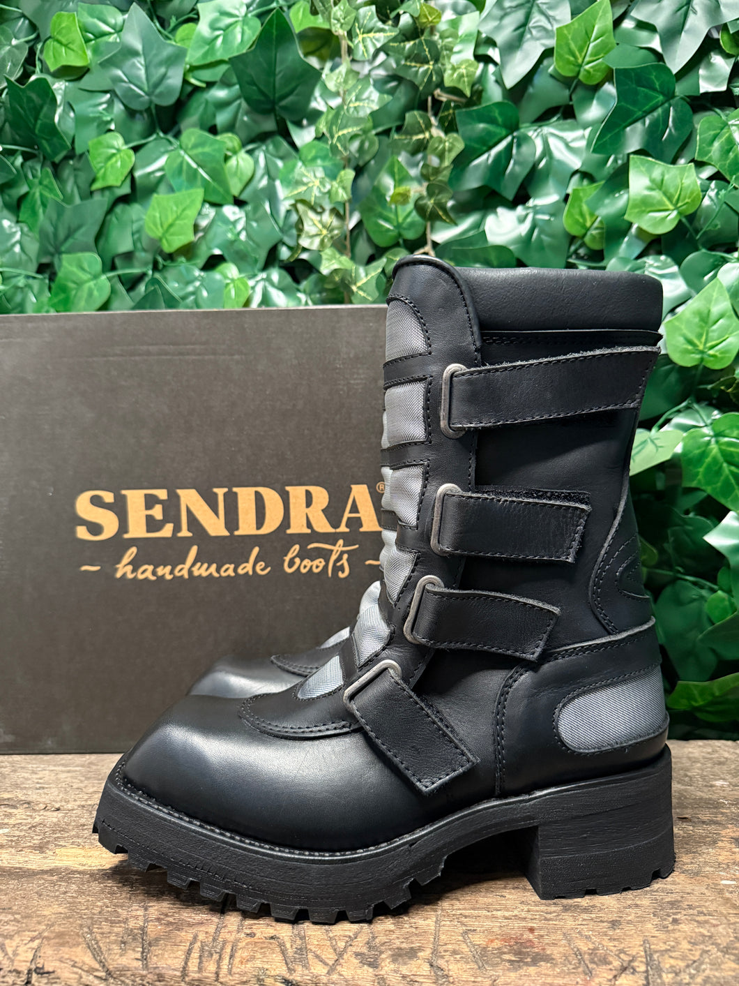 Nieuwe stoere vintage biker boots van Sendra maat 39