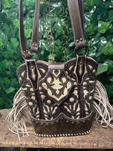 Afbeelding in Gallery-weergave laden, super geweldige tas handgemaakt van Sendra laarzen Uniek!!!