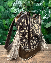 Afbeelding in Gallery-weergave laden, super geweldige tas handgemaakt van Sendra laarzen Uniek!!!