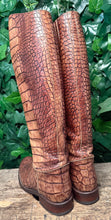 Afbeelding in Gallery-weergave laden, zo goed als nieuw geweldig mooi croco laarzen Sendra maat 40