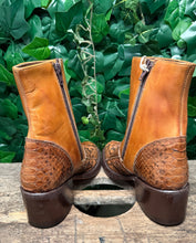 Afbeelding in Gallery-weergave laden, Nieuwe gave laars met blokhak en pythonleer sendra maat 37