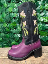 Afbeelding in Gallery-weergave laden, Nieuwe gave vintage laars met blokhak sendra maat 39