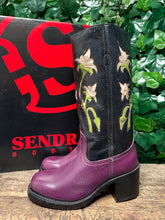 Afbeelding in Gallery-weergave laden, Nieuwe gave vintage laars met blokhak sendra maat 39