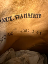 Afbeelding in Gallery-weergave laden, Geweldig mooie vintage python blokhak Paul warmer maat 41