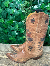 Afbeelding in Gallery-weergave laden, supergave old gringo tattoo lady pinup laarzen maat 42