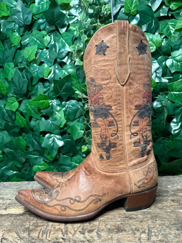 supergave old gringo tattoo lady pinup laarzen maat 42