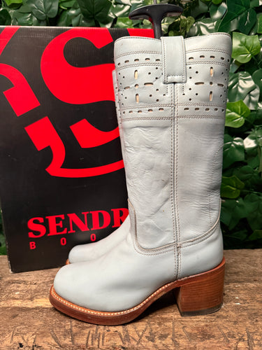 Nieuwe gave vintage laars met blokhak sendra maat 37