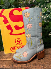 Afbeelding in Gallery-weergave laden, gave vintage blokhak flower laars van Sendra maat 39