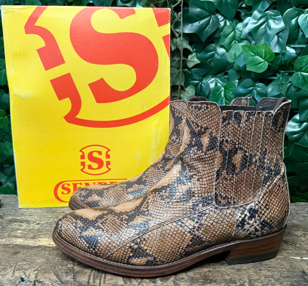 gewoon Nieuwe python leren laars van Sendra maat 46