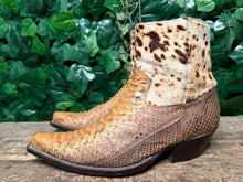 Afbeelding in Gallery-weergave laden, geweldig mooie vintage python laarzen Sendra maat 40