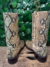 Afbeelding in Gallery-weergave laden, supergave stoere vintage python boots van Sendra maat 44