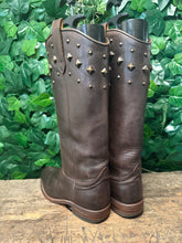 Afbeelding in Gallery-weergave laden, prachtige volledig leren hoge laarzen Sendra maat 40
